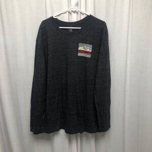 Blue 84 Breckenridge Colorado Long-Sleeve Shirt Mens Size XL Gray Lightweight